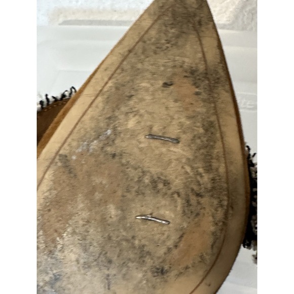 Sam Edelman Rochester Suede Leather Pointed Flats Golden Brown Size 6 Career - Picture 10 of 11